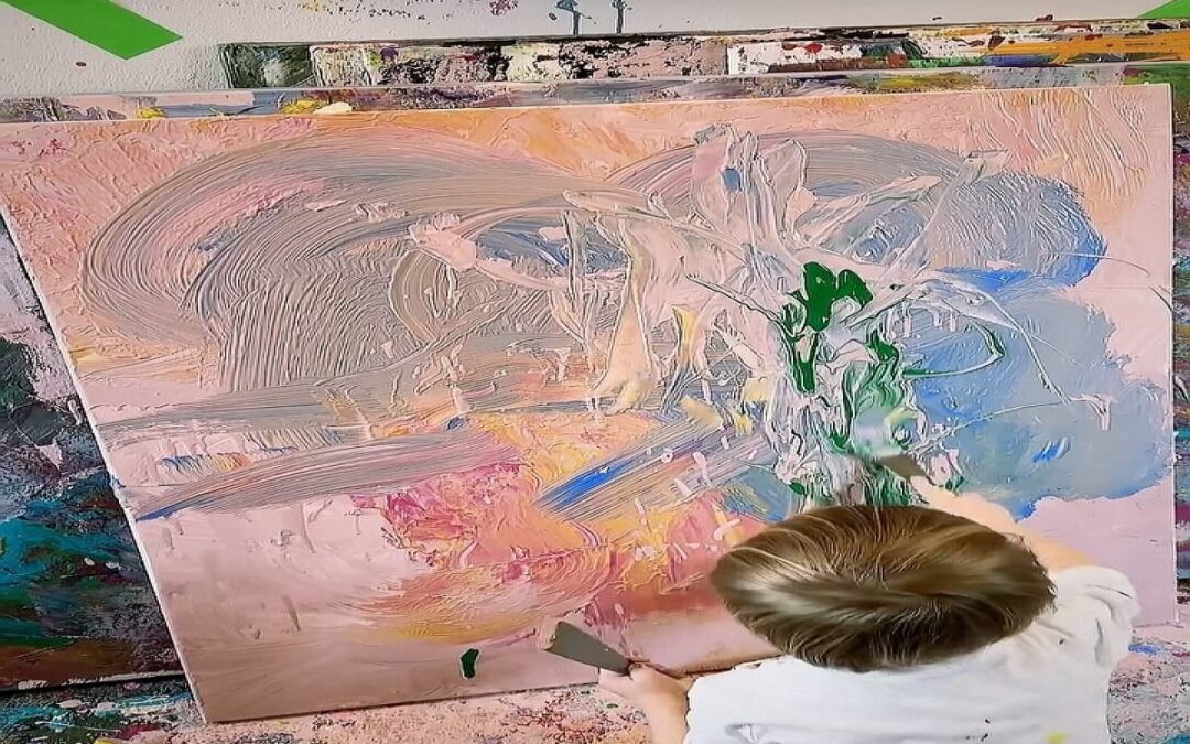 À seulement 2 ans, ce jeune artiste vend déjà ses peintures pour une véritable fortune